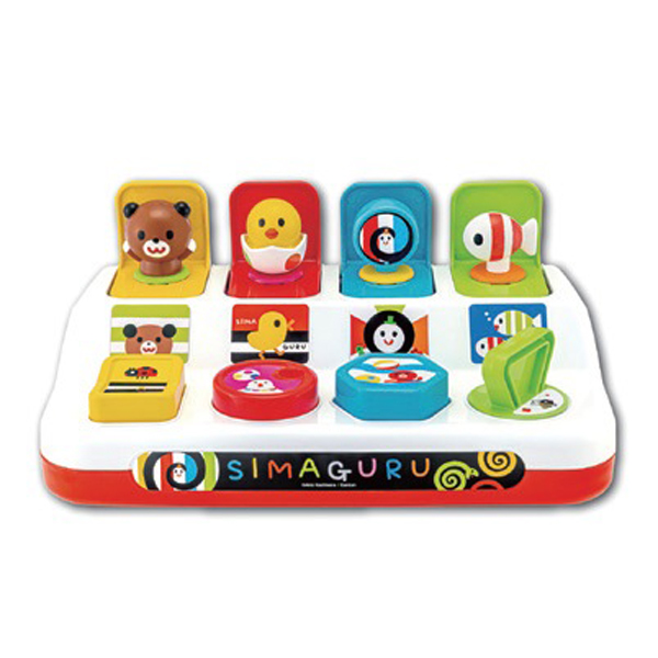 しましまぐるぐる　パカッとできた！かくれんぼスイッチ　