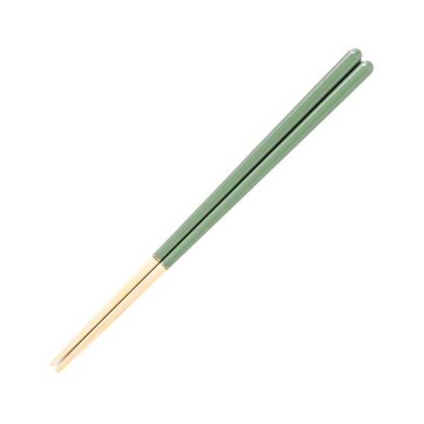 ほんとうにすべらないお箸　大人用　グレージュグリーン